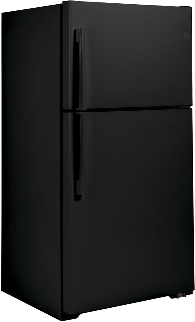 GE® 21.9 Cu. Ft. Black Top Freezer Refrigerator 4