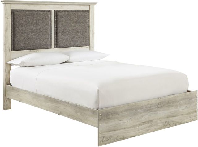 Signature Design by Ashley® Cambeck Whitewash Queen Upholstered Bed