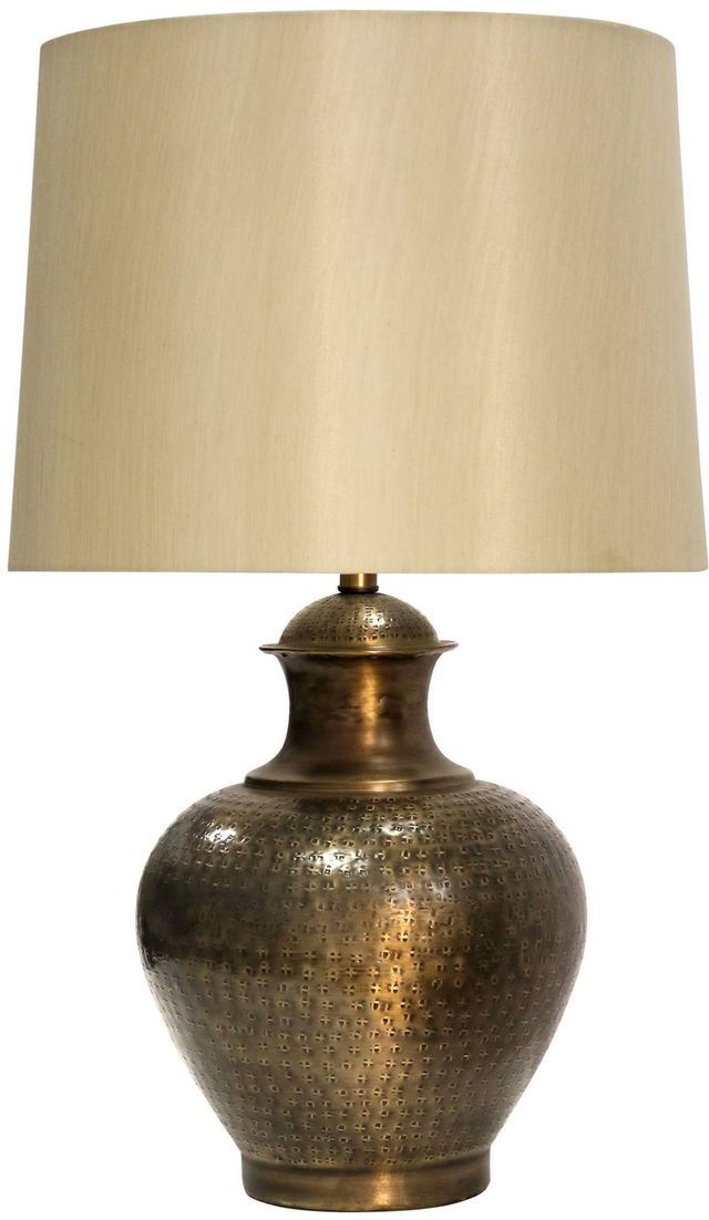 StyleCraft Antique Brass Table Lamp