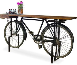 Classic Home Cycle Brown Small Gathering Table