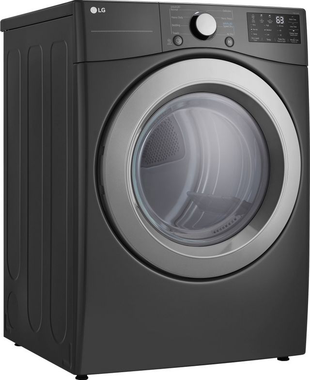 LG 7.4 Cu. Ft. Middle Black Front Load Electric Dryer 2
