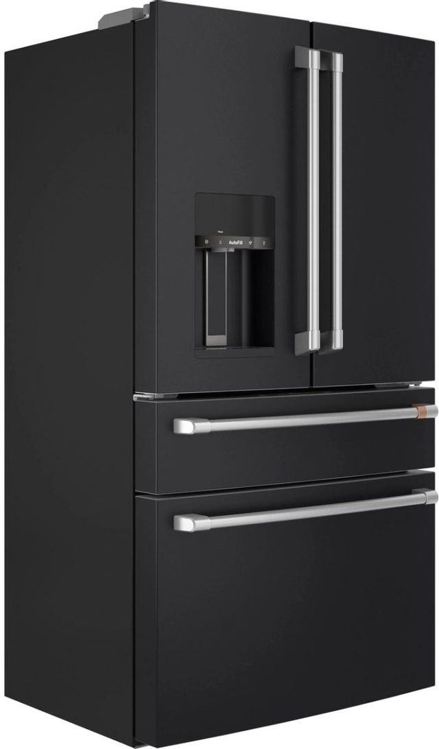 Café™ 22.3 Cu. Ft. Matte Black Counter Depth French Door Refrigerator 1