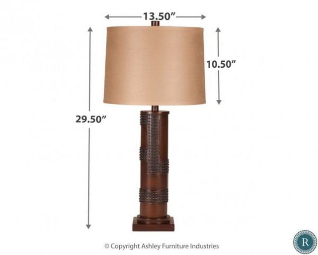 Signature Design by Ashley® Oriel Set of 2 Antique Copper Poly Table Lamps 2