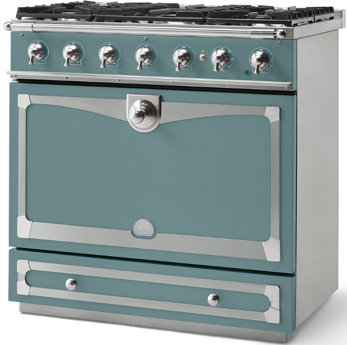 La Cornue CornuF 90 Albertine 36 Ocean Freestanding Dual Fuel Range   358e5883 Dde5 4366 B7b6 7a23a0990502 