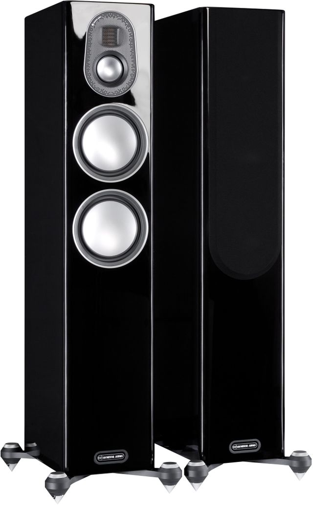 Monitor Audio Gold 200 Pair of Gloss Black Floorstanding Speakers 1