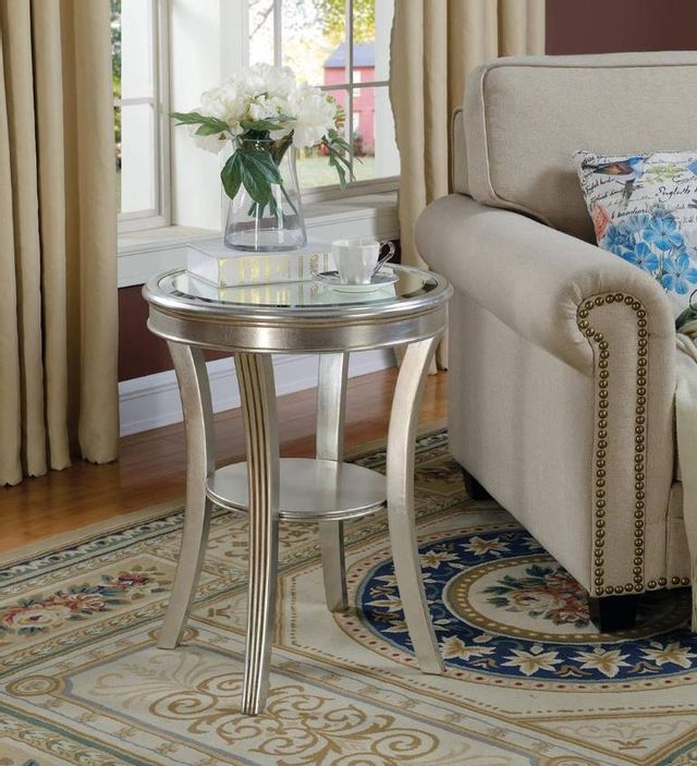 Coast2Coast Home™ Kenney Silver Leaf Accent Table 2