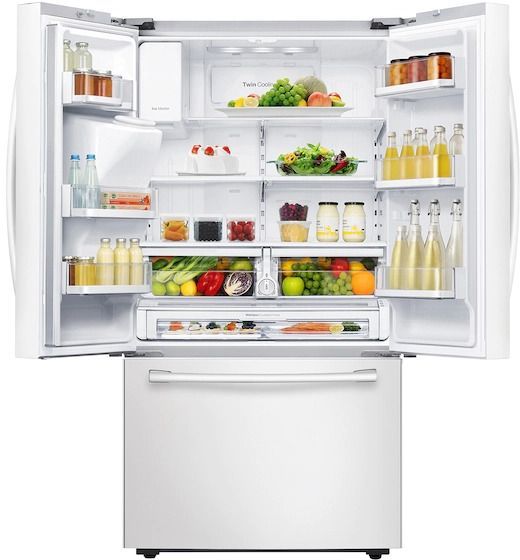 Samsung 23.0 Cu. Ft. Counter Depth French Door Refrigerator-White 2