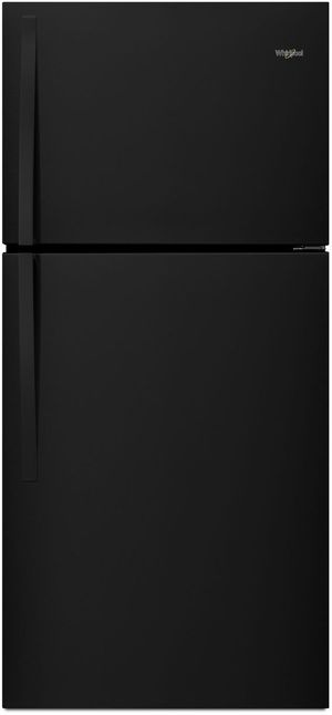 Whirlpool® 30 in. 19.2 Cu. Ft. Black Top Freezer Refrigerator
