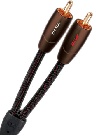 AudioQuest® Big Sur 1.5 Meter RCA to RCA Interconnect Analog Audio Cable