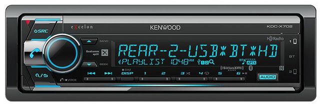 Kenwood KDC-X702 CD Receiver with Bluetooth & HD Radio