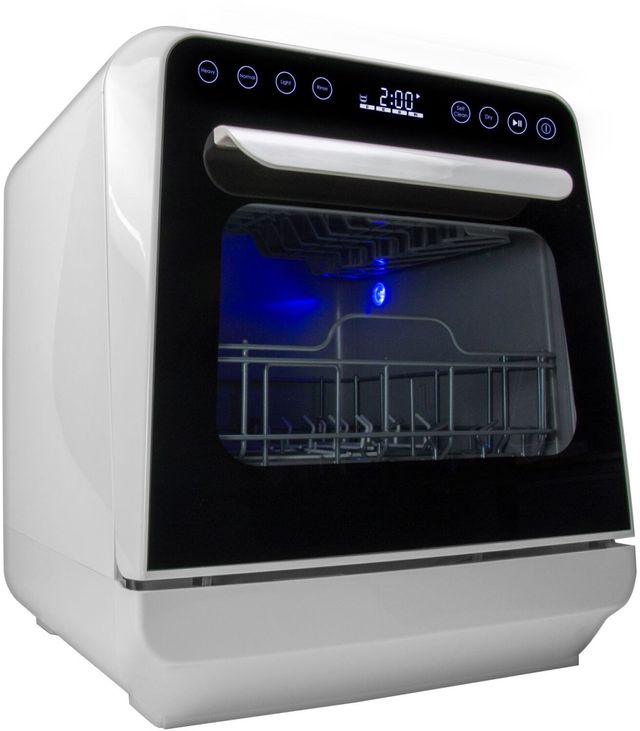 Magic Chef® 18" White Portable Dishwasher-2