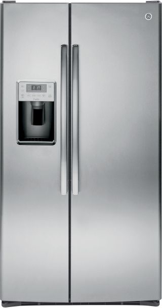 GE® Profile™ Series 28.16 Cu. Ft. Stainless Steel Side-by-Side Refrigerator