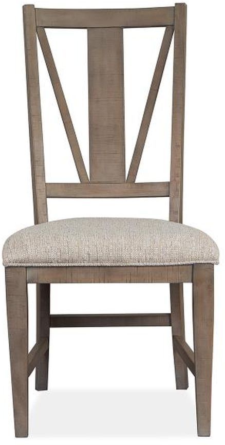 Magnussen Home® Paxton Place Dovetail Grey and Baja Fog Dining Side Chair 1
