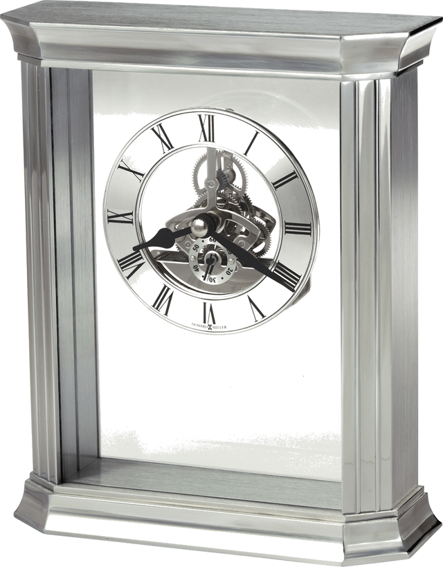 Howard Miller® Rothbury Silver Tabletop Clock