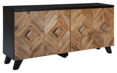 Signature Design by Ashley® Robin Ridge Two-Tone Brown Door Accent Cabinet 0