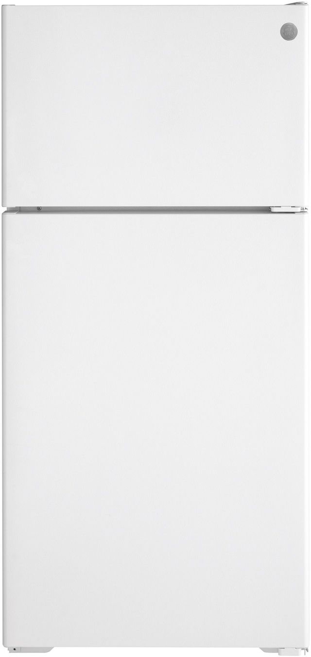GE® 16.6 Cu. Ft. White Top Freezer Refrigerator 0