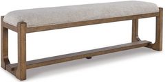 Signature Design by Ashley® Cabalynn Light Brown/Oatmeal 63" Dining Bench