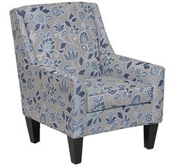 Dynasty Furniture Blue/Gray Chair