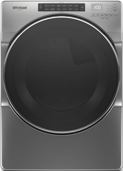 Whirlpool® 7.4 Cu. Ft. Chrome Shadow Front Load Gas Dryer-WGD6620HC