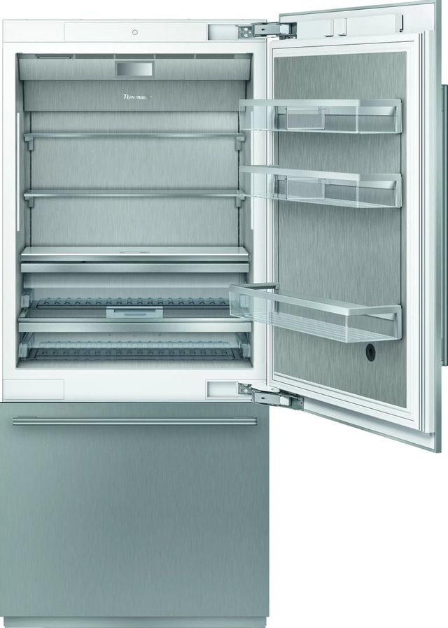 Thermador® Freedom® 19.6 Cu. Ft. Stainless Steel Built-In Bottom Freezer Refrigerator 1