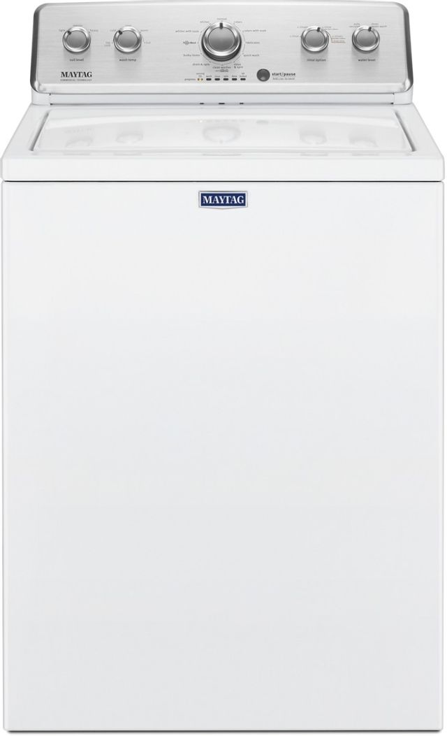 Maytag® 3.8 Cu. Ft. White Top Load Washer-0