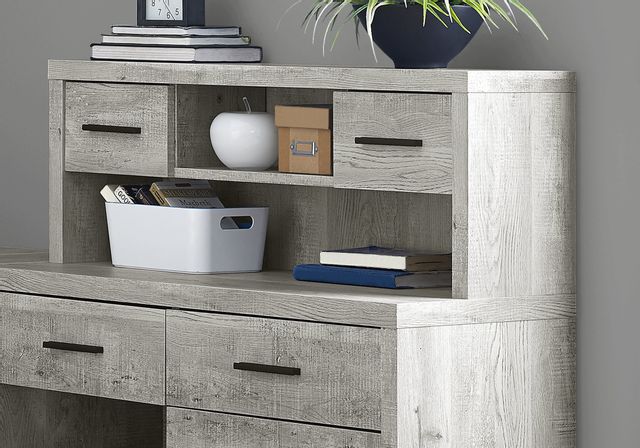 Computer Desk, Home Office, Corner, Left, Right Set-Up, Storage Drawers,  80L, L Shape, Work, Laptop, Metal, Laminate, Black, Grey, Contemporary,  Modern, Big Sandy Superstore