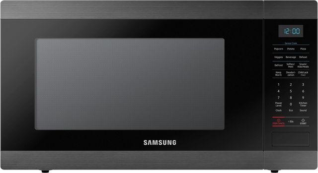 Samsung 1.9 Cu. Ft. Fingerprint Resistant Black Stainless Steel Countertop Microwave 0