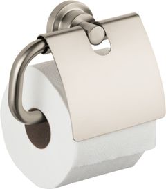 AXOR® Citterio Brushed Nickel Toilet Paper Holder