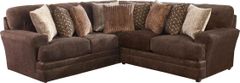 Jackson Furniture Mammoth 2-Piece Chocolate Sectional Sofa Set