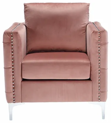 Chaise d'appoint Lizmont en tissu rose Signature Design by Ashley® 1