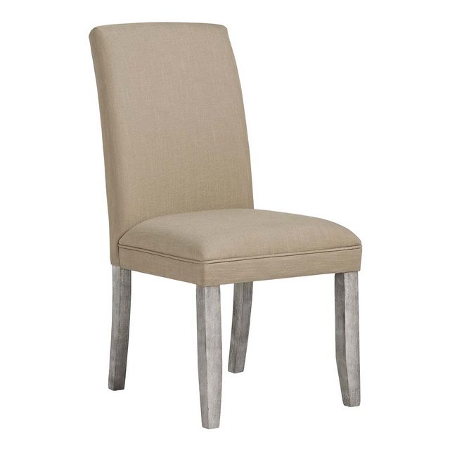 Tulip Brown Chair with Gray Legs-0