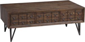Coast2Coast Home™ Accents by Andy Stein Oxford Distressed Brown Cocktail Table