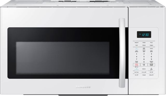 Samsung 1.7 Cu. Ft.  White Over The Range Microwave
