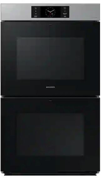 Samsung Bespoke 30" Stainless Steel Double Electric Wall Oven