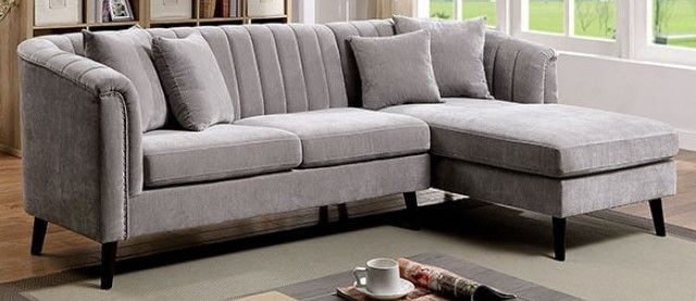 Furniture of America® Goodwick Light Gray Sectional