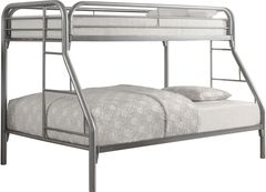 Coaster® Morgan Silver Twin/Full Bunk Bed 