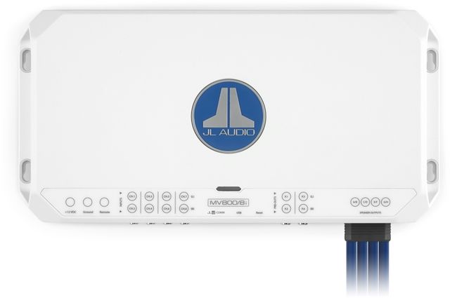 JL Audio® 800 W 8 Ch. Class D Full-Range Marine Amplifier with Integrated DSP 1