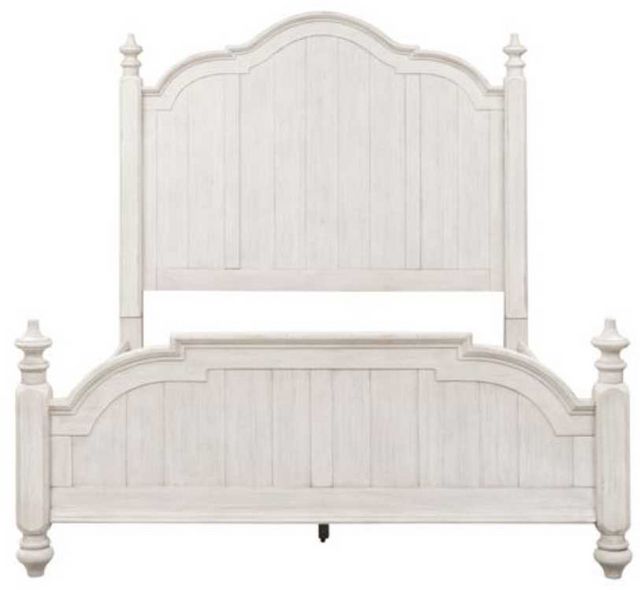 Liberty Farmhouse Reimagined Antique White King Poster Bed 1