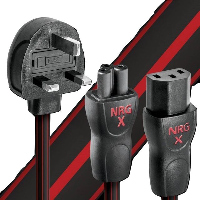 AudioQuest® NRG-X3/i Set of 5 Red 36" US C13 Power Cable 1