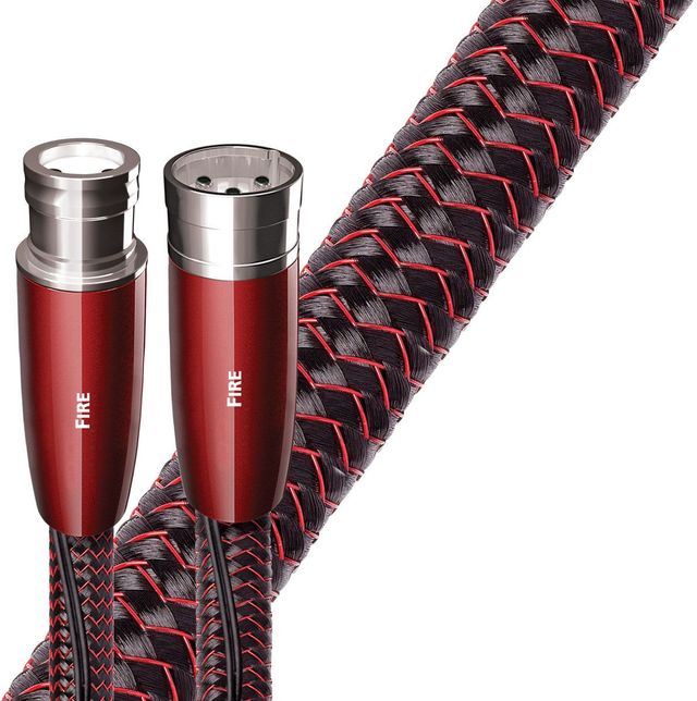 AudioQuest® Fire 2.0 m Pair Of Red XLR Interconnect Analog Audio Cables 