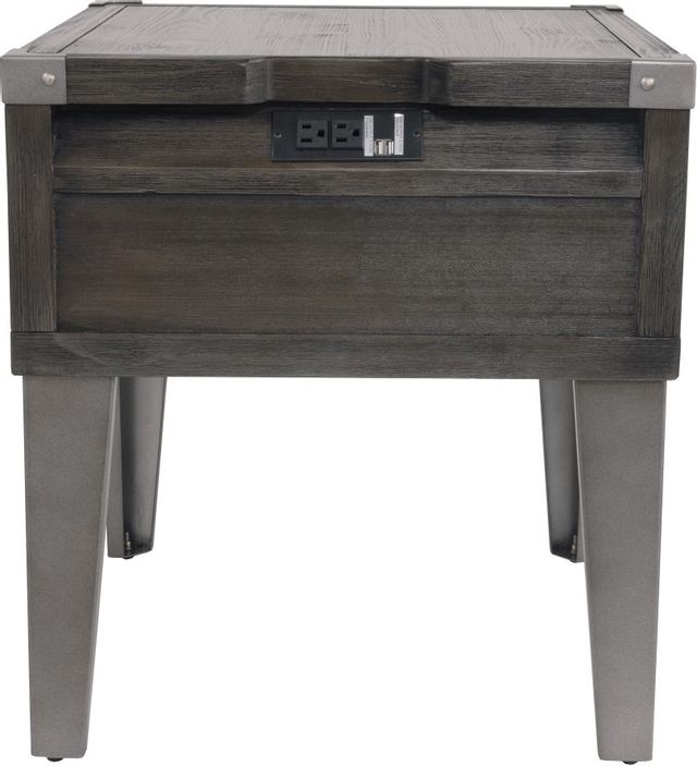 Table d'extrémité carrée Todoe, gris, Signature Design by Ashley® 2