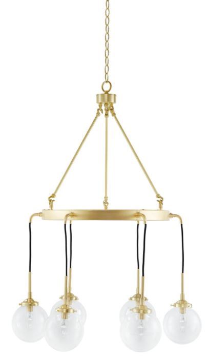 Olliix by INK+IVY Clive Gold Chandelier-0