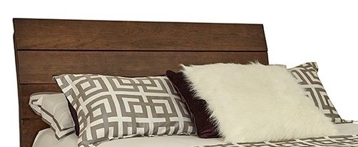 Durham Furniture Defined Distinction Autumn Wind Queen Wood Plank Bed with Wooden Base 1