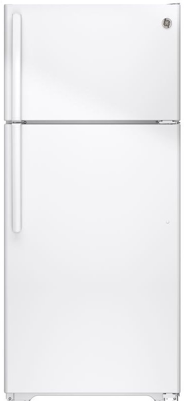 GE® 17.6 Cu. Ft. Top Freezer Refrigerator-White 0
