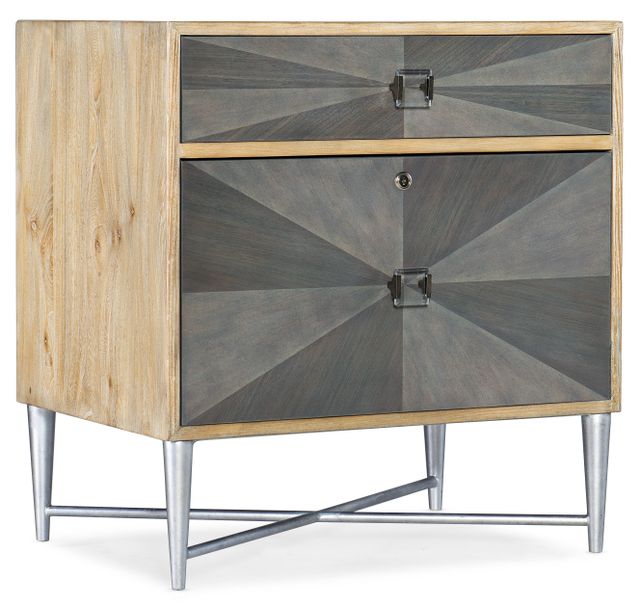 Hooker® Furniture Melange Beige/Gray/Silver File Cabinet-0
