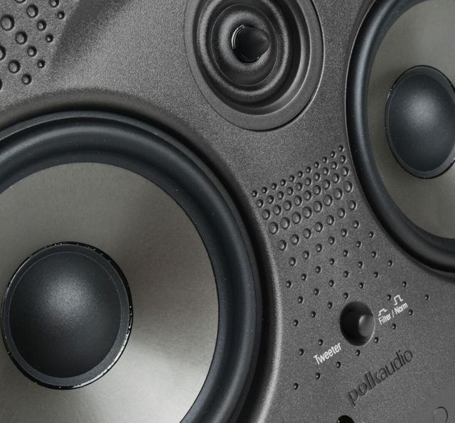 Polk Audio® Vanishing® Series 5.25" White In-Wall Center Channel Speaker 2