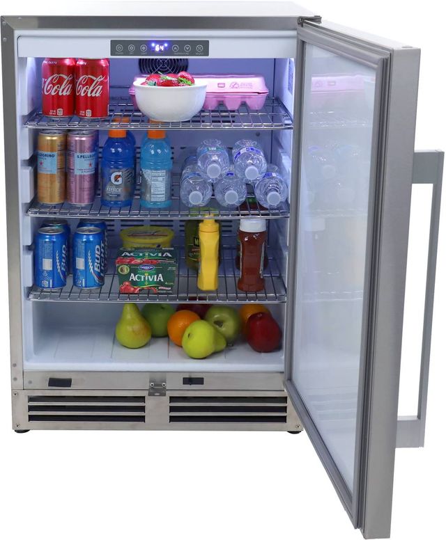 Avanti® Elite Series 5.4 Cu. Ft. Stainless Steel Outdoor Compact Refrigerator 1