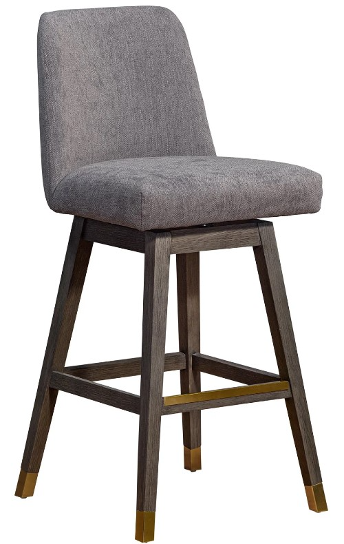 BC Stools Amelia Grey/Mocha Bar Stool