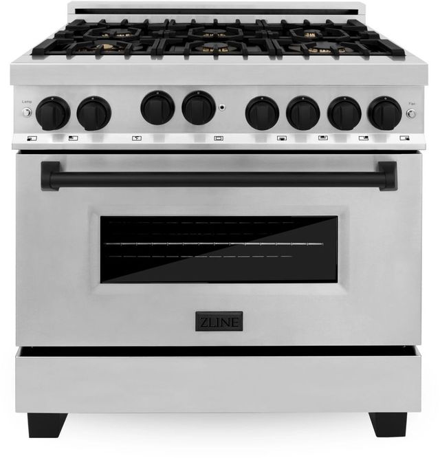 ZLINE Autograph Edition 36" Stainless Steel Pro Style Natural Gas Range