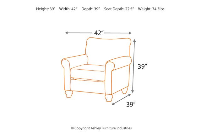 Signature Design by Ashley® Milari Linen Chair 4
